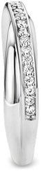 TI SENTO Dames Ring - 925 zilver - Zirconia wit - Maat 17.25 mm / maat 54 - 1953ZI