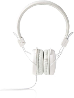 Nedis HPWD1100 - On-Ear Koptelefoon - Draad - Inklapbaar - Wit