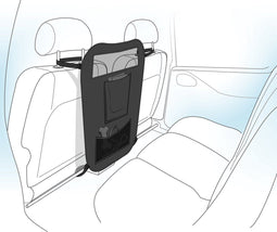 Flamingo Totti - Autoveiligheidsscherm - Verstelbaar - Zwart (A: 60 cm B: 70 cm C: 10 mm)