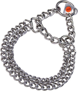Hondenhalsband Hs Sprenger Zilverkleurig 2 mm Dubbel Schakels 40 cm
