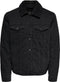 ONLY & SONS ONSLOUIS LIFE JACKET - Sherpa spijkerjas - Knoopsluiting - Zwart