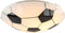 EGLO Junior 1 - Plafond- en Wandlamp - Ø 24,5 cm - Voetbal - Wit/Zwart