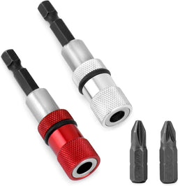 Magnetische Bitshouder met 1/4 inch Hex Shank (2 stuks) incl. 2x PH2 Schroefbits