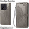 iMoshion Hoesje Geschikt voor Xiaomi 13T Pro / 13T Hoesje Met Pasjeshouder - iMoshion Mandala Bookcase - Grijs