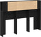 vidaXL - Zwarte - Eikenhouten - Hoofdbordkast - - - 140x19x104.5 - cm - - - Gemaakt - van - Engineered - Wood