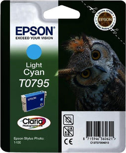 Epson T0795 - Inktcartridge - 520 pagina's - Licht Cyaan