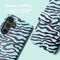 imoshion Hoesje Geschikt voor Samsung Galaxy S24 Hoesje Met Pasjeshouder - imoshion Design Bookcase smartphone - Meerkleurig / Black Blue Stripes