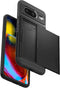 Spigen Slim Armor CS - Soft case - Versterkte valbescherming met pasjesvak - Zwart