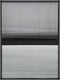 vidaXL - Raamhor - plissé - met - verduistering - 80x120 - cm - aluminium