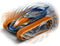 RC Auto Nikko VelociTrax: Oranje - Bestuurbare auto