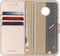 Accezz Motorola Moto G6 - Wallet Softcase Bookcase - 3 pashouders - goud