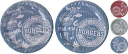 Kartonnen Wegwerpbordjes 23 cm 10 Stuks Assorti