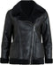 VILA VILIST L/S 2IN1 FAUX SHEARLING JACKET - Dames Jas - Lange puffer met grote kraag - Maat 42