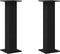 vidaXL - Plantstandaard - 2 - stuks - Zwart - Eiken - 30x30x95 - cm - Bewerkt - Hout