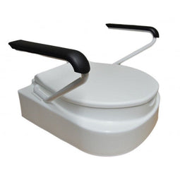 Able2 Toiletverhoger - 3 hoogtes 8/10/13 cm - met deksel en armleuningen