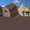 vidaXL - Tuinschermen - 4 - st - 35x0,19 - m - PVC - bruin