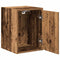 vidaXL - Garage - wandkasten - 2 - st - bewerkt - hout - oud - hout