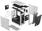 Fractal Design Meshify 2 Nano - ATX Semi-toren - Mini-DTX Mini-ITX - Gehard glas - Wit