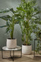Mica Decorations Floyd Bloempot - H21 x Ø24 cm - Wit