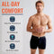 Bamboo Elements Boxershorts Heren - Zwart - 6 stuks (3 stuks)