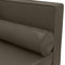 vidaXL - Chaise - longue - met - kussens - en - bolster - kunstleer - grijs