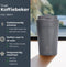 Castagnola Thermosbeker - Koffiebeker To Go - Dubbelwandig RVS 380 ML - Grijs