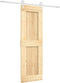 vidaXL - Schuifdeur - met - beslag - 70x210 - cm - massief - grenenhout