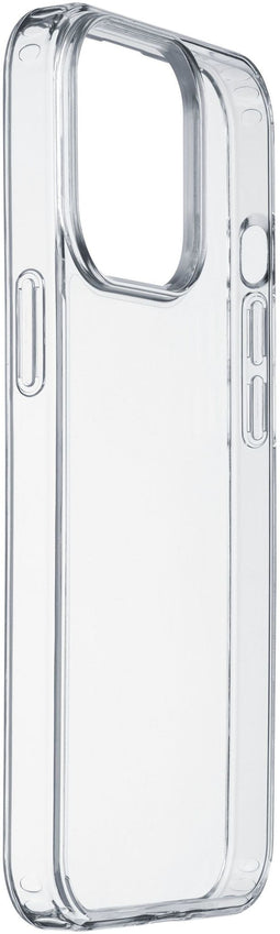 Cellular Line Clear Strong (iPhone 14 Pro) - Soft case - Schokbestendig en krasbestendig - Transparant