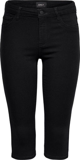 ONLY ONLRAIN LIFE REG SK KNICKERS DNM - Skinny capribroek - M