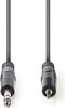 Nedis COTH23205GY30 - 6.35mm-naar-3.5mm audiokabel - 300cm - Grijs