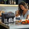 ARTHUR MARTIN - Airfryer - Olievrij - 2 tanks van 4,5L - 2000W - 8 programma's