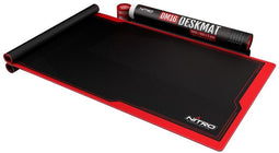 Nitro Concepts DM16 - Deskmat - 160 x 80 cm - Zwart Rood