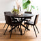 Light & Living Eettafel Ø140x78 cm MUDEN mat zwart