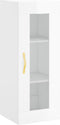 vidaXL - Hangkast - 34,5x34x90 - cm - hoogglans - wit