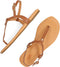 UGG Madeena - Dames Sandalen - Verstelbaar leren enkelbandje - Tan leather