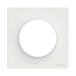 Schneider Electric ODACE - Afdekplaat 85x85 mm - 1 Positie - Glanzend Wit