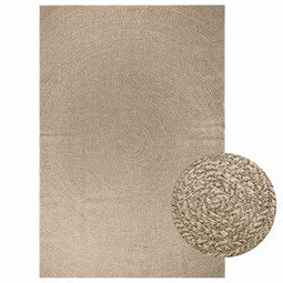 vidaXL - Vloerkleed - ZIZUR - beige - binnen - en - buiten - 200x290 - cm - jute - look