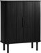 Kast Cavo Zwart Eiken - Giga Living