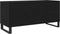 vidaXL - Recordkast - Zwart - Eiken - 100x38x48 - cm - Gelaagd - Hout