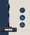 Zeegma Klaar - Draadloze Steelstofzuiger - 3in1 - 400W - HEPA - 60 min - Blauw - 0,7L