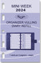 Kalpa 104 x 68 mm Mini Organizer Agenda Inleg 1 Week per 2 Paginas NL EN 2026
