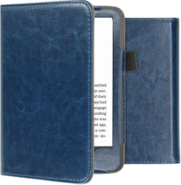imoshion Ereader Cover / Hoesje Geschikt voor Amazon Kindle (2022) 11th gen - imoshion Vegan Leather Bookcase - Donkerblauw