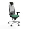 Bureaustoel met hoofdsteun Piqueras y Crespo 2D086G1 Smaragdgroen