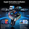 Bluetooth FM-zender voor auto, bluetooth-adapter, handsfree, car kit, PD 45 W & QC 18 W, MP3-muzieks