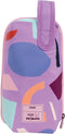Schoolpennenzak Milan Animals Paars 22,5 x 11,5 x 11 cm