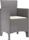 vidaXL - tuinmeubels - met - kussens - set - van - 4 - lichtgrijs - poly - rattan