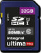Integral INSDH32G-100V10 - SDHC 32GB - Class 10 - tot 100MB/s UHS-I Class 1