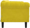 vidaXL - 2-zitsbank - fluweel - geel