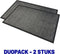 Deurmatten Set 2 stuks Studio M - NEO - Droogloopmat binnen grijs - 60x90 cm - Antislip Deurmat