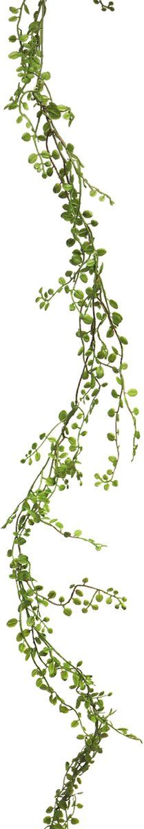 Button leaf garland in bag green 180 cm kunstbloem